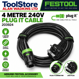 203924 240v Plug It Cable Replacement Cable Lead 3 Pin Uk Plug