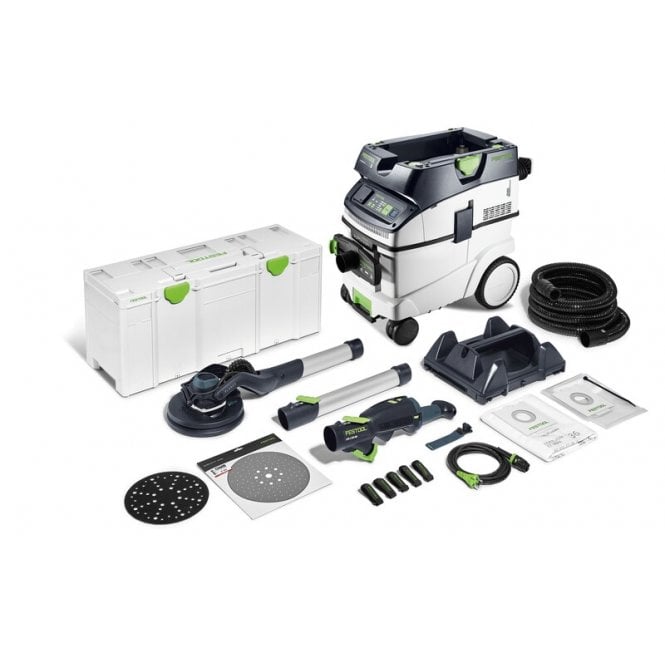 Festool 578428 Planex Long Reach Sander 240v+ CTM36 EI AC LHS Dust Extractor Set (576637+577863+205274)
