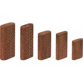 8 x 40mm Sipo Wood Dominos 390 Pieces 494861