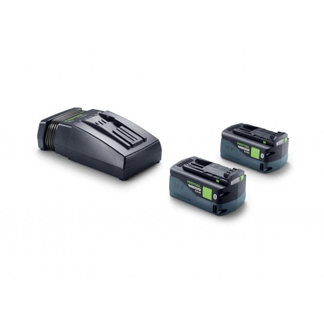 Festool Battery Energy Set 18V 2 x HP5,0 5.0ah Batteries + TCL6 Rapid Charger 578737