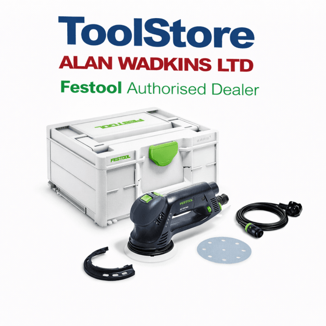 Festool RO125FEQ-Plus Sander Eccentric Sander 240v In Systainer SYS3 M 187 576033