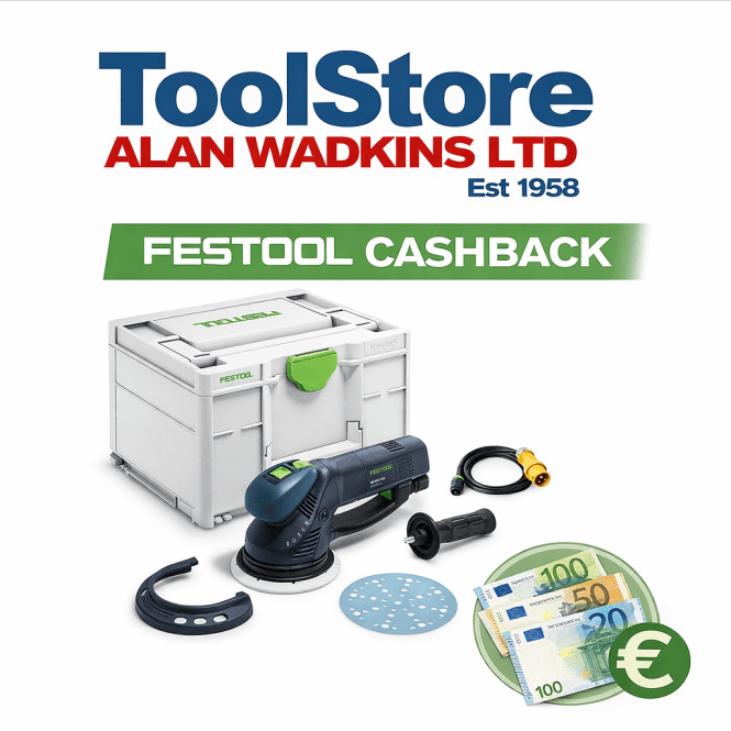 Festool RO150FEQ-PLUS Sander 150mm Rotex Eccentric Sander 110v 16amp Yellow Plug 576021