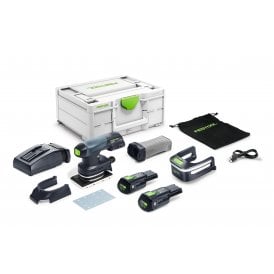 RTSC400 3,0 I-Plus 18v Cordless Orbital Sander Kit 2 Batteries Charger Systainer