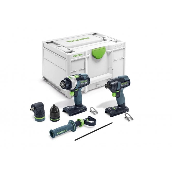 Festool TID18 Basic & TPC18 Basic 18v Drill & Screwdriver Set In Systainer Box 578834