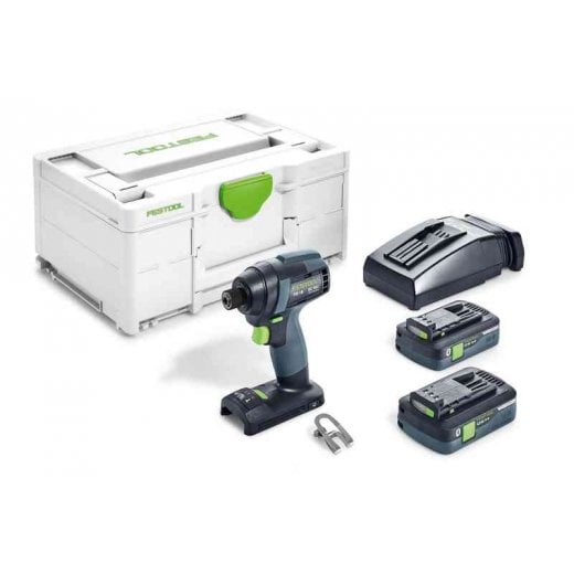 Festool TID18HPC 4,0 I-Plus 18v Cordless Impact Drill 2 Batteries Charger Systainer