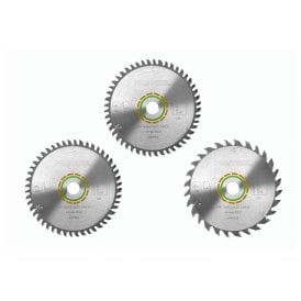 TSC55 160mm x 20 3 Piece Circular Saw Blade Set Wood Cutting 578565