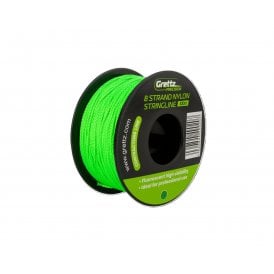 100 Metre Green String Line 8 Braided Brick Line G100G