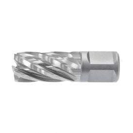 107020 Silver Max Short Series HSS Mag Cutter Rota Broach Bit 25mm Long