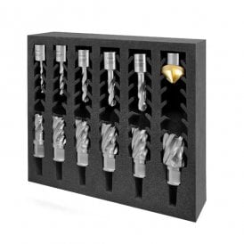 107020-SS1 Short Series Rota Broach Cutter Starter Set 25mm Long