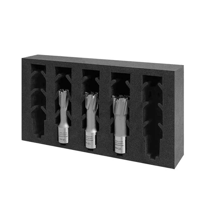 HMT 108030-SET CarbideMax 40 TCT Broach Cutter 3 Piece Set 14,18,22mm 2 Pilots