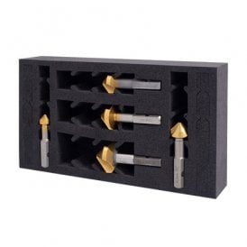 Countersink Drill Bit Set, 12.4, 16.5, 20.5, 25, 31mm 603060-5SET