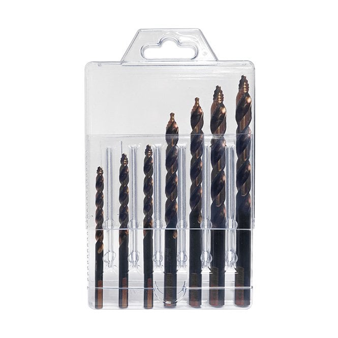 HMT TurboTip Cobalt Jobber Drill 7pce Set 3-10mm 202050-SET4