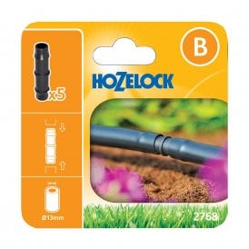 2768 Straight Connectors 13mm Pack of 5
