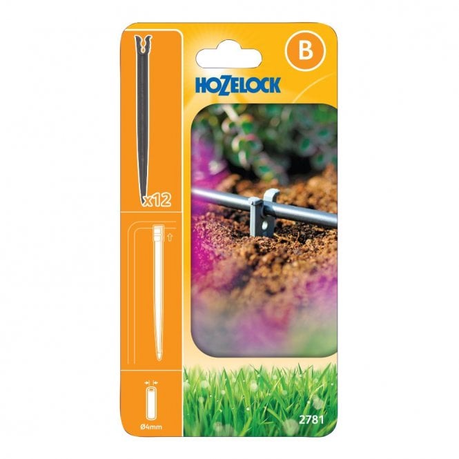 Hozelock 2781 Micro Tube Stake 4mm Pack of 12