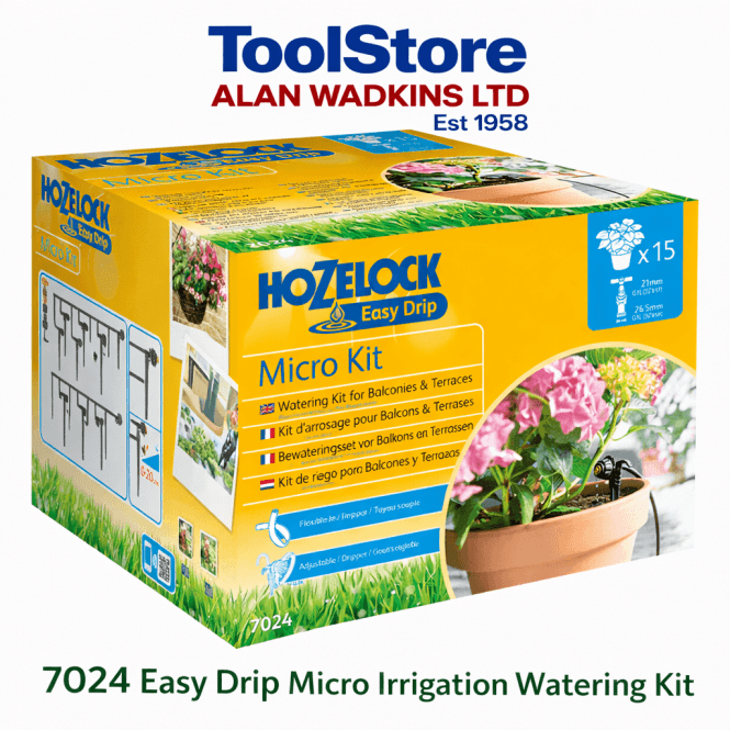Hozelock 7024 Easy Drip Micro Irrigation Watering Kit