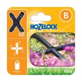 7032 Cross Connector 13mm Tube Pack of 2