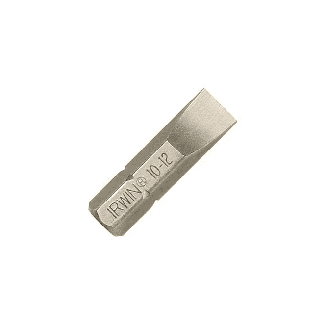 Irwin 10504360 0.8 x 5.5mm Slotted Screwdriver Bits 25mm Long Pack of 10