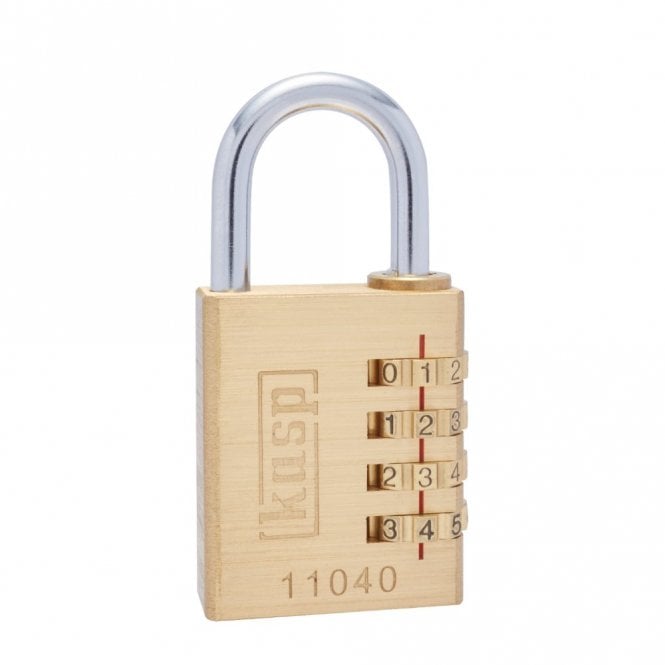 Kasp K11040D 110 Brass Combination Padlock 40mm