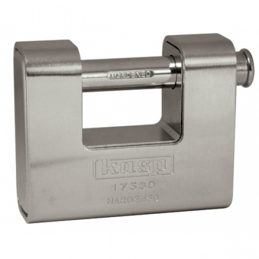 Kasp K17580D Armoured Steel Shutter Lock 80MM                   
