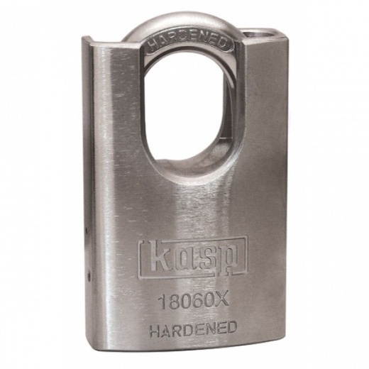 Kasp K18060XD Hardened Steel Padlock 60MM Closed Shackle