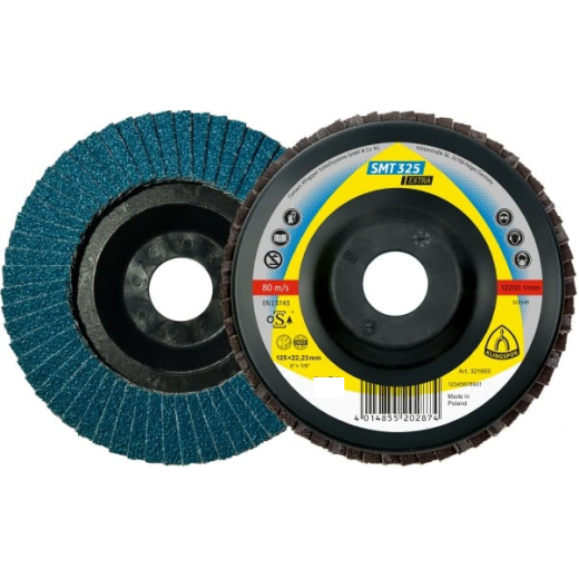 Klingspor 115mm Abrasive Flap Disc 115 x 80G Abrasive Flap Wheel 4 1/2 Inch