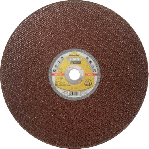 Klingspor 350mmx3mmx25.4mm Metal Chopsaw Cutting Discs       