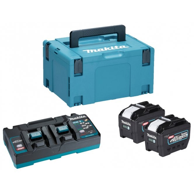 Makita 1910A2-5 40v Battery & Charger Power Source kit 2 x 8.0 AMP Batteries