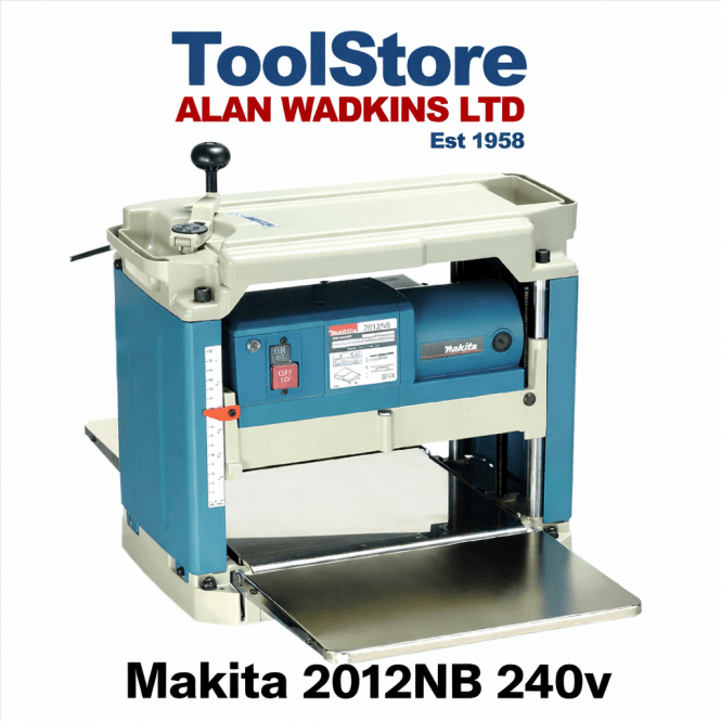 Makita 2012NB Portable Planer Thicknesser 240v 1650 Watt