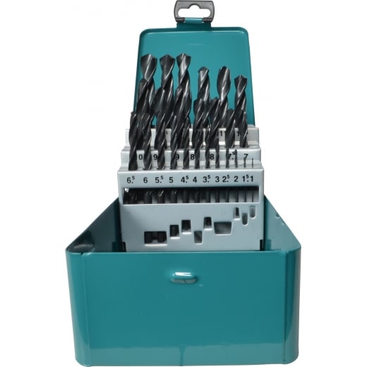 Makita 25PCE Hss Jobber Drill Bit Set In Case 1-13mm
