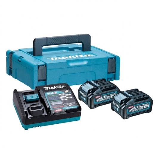 Makita 40v Battery Power Source Kit 2 x 4.0ah Batteries + Charger 191K01-6