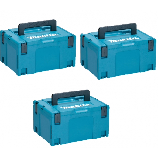 Makita 821551-8 Makpac Stackable Box Pack Of 3