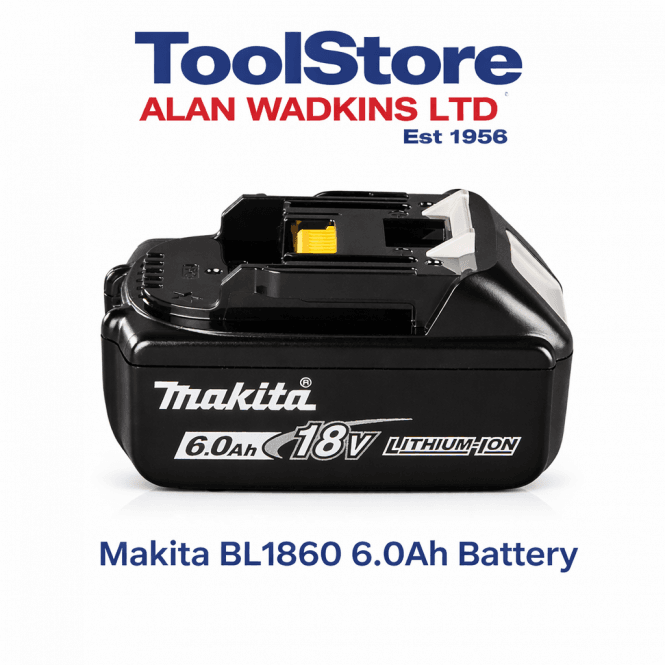 Makita BL1860 18V 6.0Ah Lithium-Ion Battery – Model 197422-4