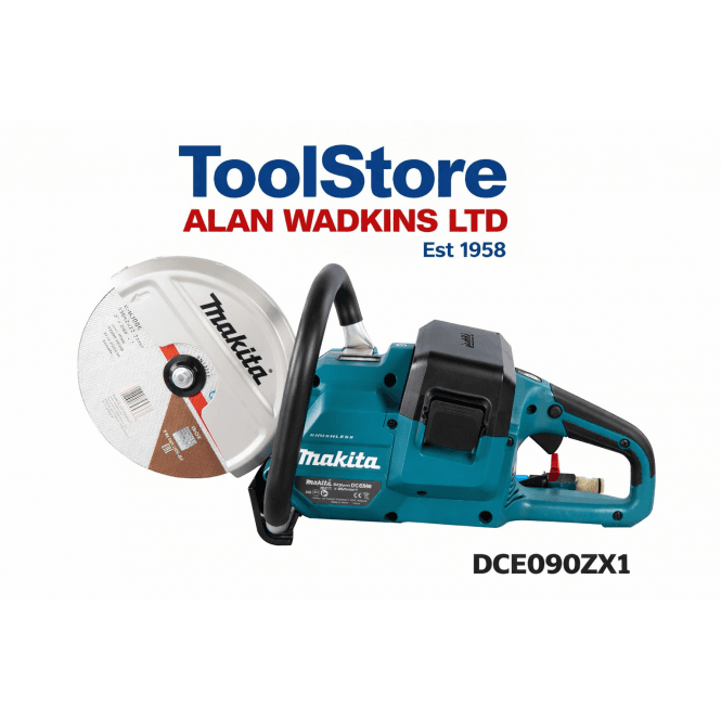 Makita DCE090ZX1 Twin 18v Cordless 230mm Ange Grinder Brushless Disc Cutter Body Only