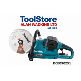DCE090ZX1 Twin 18v Cordless 230mm Ange Grinder Brushless Disc Cutter Body Only