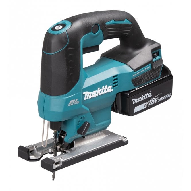 Makita DJV184RTJ 18v Cordless LXT Top Handle Jigsaw Brushless Motor 2 x BL1850 Batteries, Charger + Case
