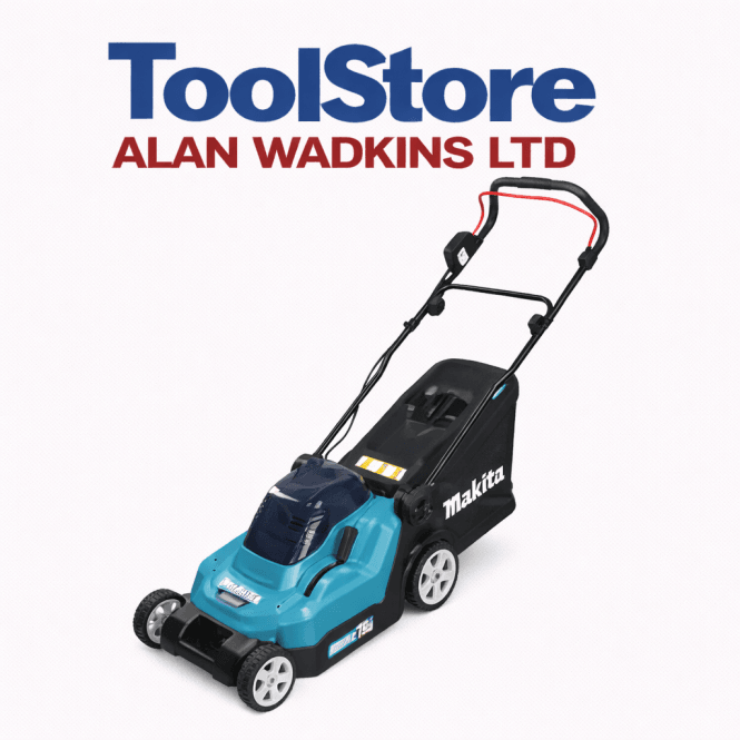 Makita DLM382Z Twin 18v Cordless 38cm Push Type Lawnmower Body Only