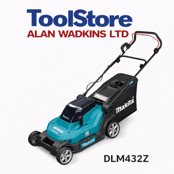 Makita DLM432Z Lawnmower Twin 18v 36v Cordless 43cm Push Type Lawnmower Bare Unit