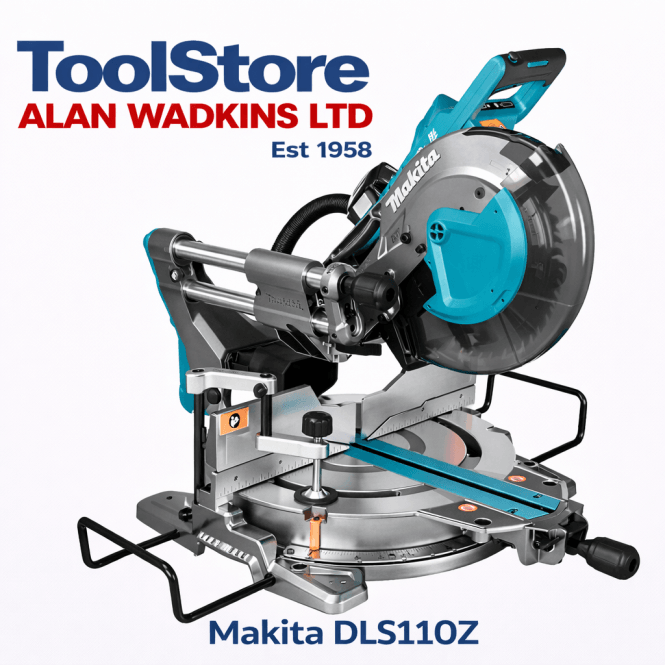 Makita DLS110Z Twin 18v 36v Cordless Sliding Compound Mitre Saw 260mm Blade Body Only