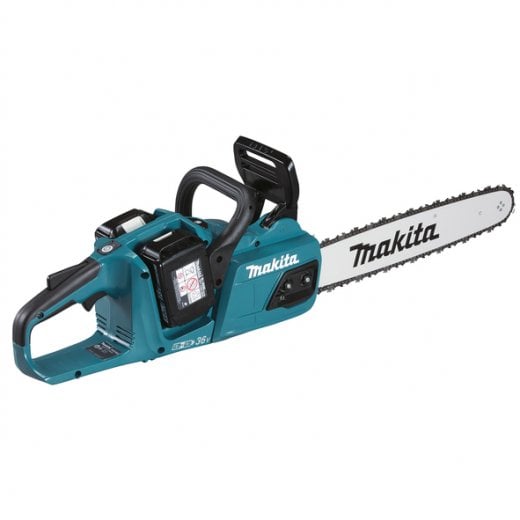 Makita DUC405PT2 Twin 18v Cordless Chainsaw 40cm Bar DC18RD Charger & 2 x BL1850 Batteries