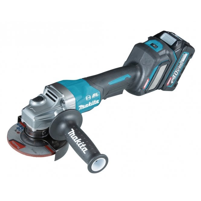 Makita GA028GD202 40v 115mm Cordless Angle Grinder Brushless 2 x 2.5ah Batteries + Charger