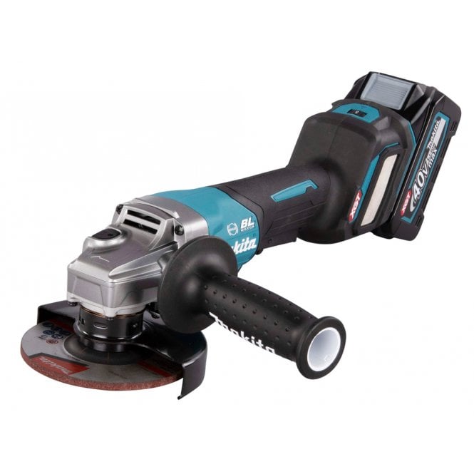 Makita GA029GD202 40v Cordless 125mm 5 Inch Angle Grinder 2 x 2.5ah Batteries + Charger