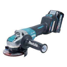 GA043GD201 40v 4.5" 115mm Angle Grinder With 2 x 2.5ah Batteries & Charger