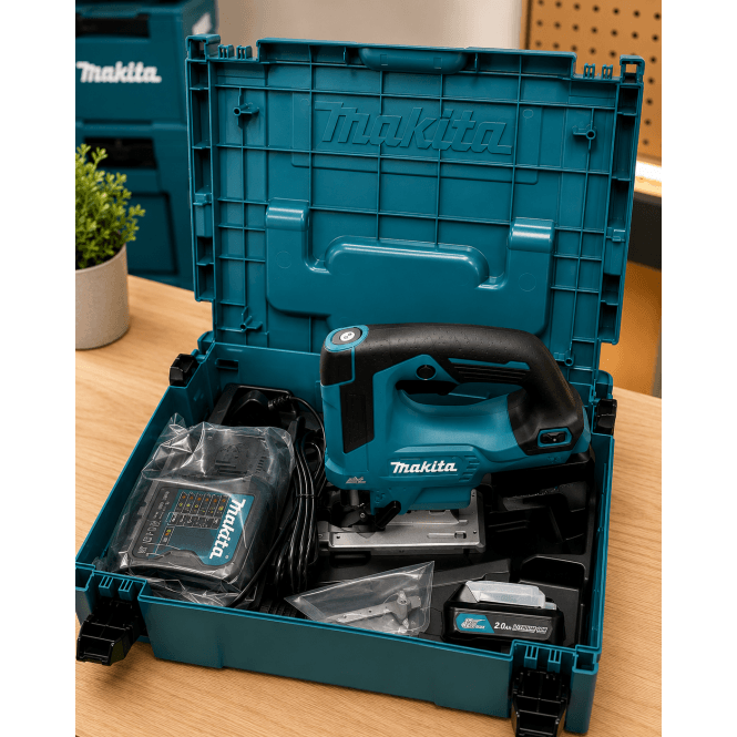 Makita JV103DSAJ 12v Max Cordless Jigsaw 2 Batteries Charger + Makpac Case