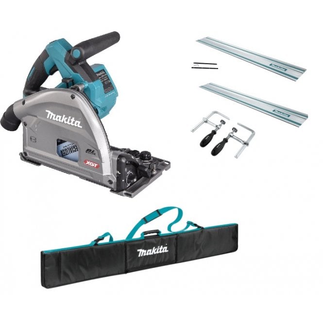 Makita SP001GZ03BUNDLE 40v Plunge Saw With Guide Rails & Accessories