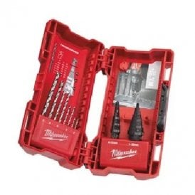 10 Piece Step Drill & Drill Combo Bit Set 48899350