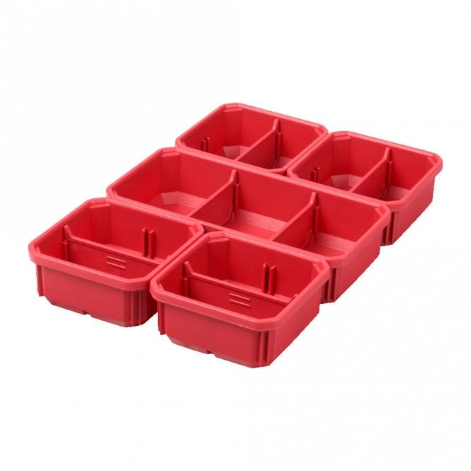 Milwaukee 4932478301 Bins For Packout Slim & Compact Organiser 5 Pieces