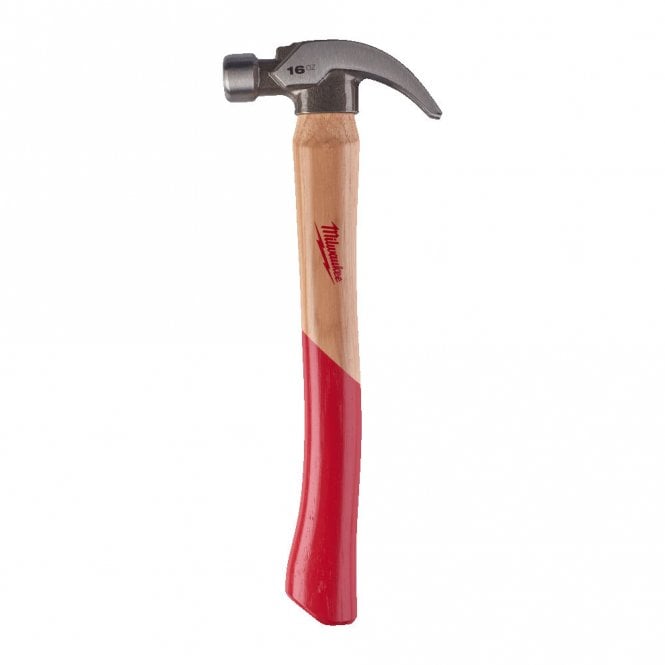 Milwaukee 4932478659 16oz Hickory Curved Claw Hammer