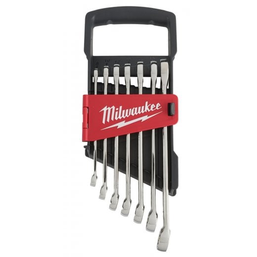 Milwaukee 7 Piece Metric Combination Spanner Set 8-17mm