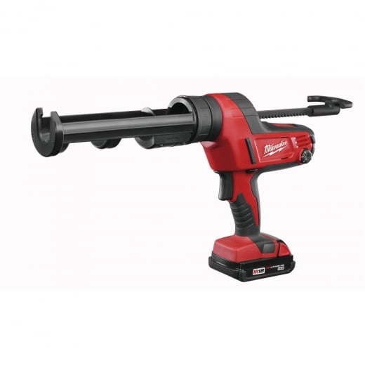 Milwaukee C18PCG310 18v Cordless Caulking Gun 310ml canister 1 x 2.0ah Battery Charger + Bag     