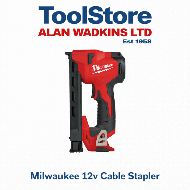 Milwaukee Cable Stapler M12BCST-0 12v Stapler Cordless Sub Compact Body Only